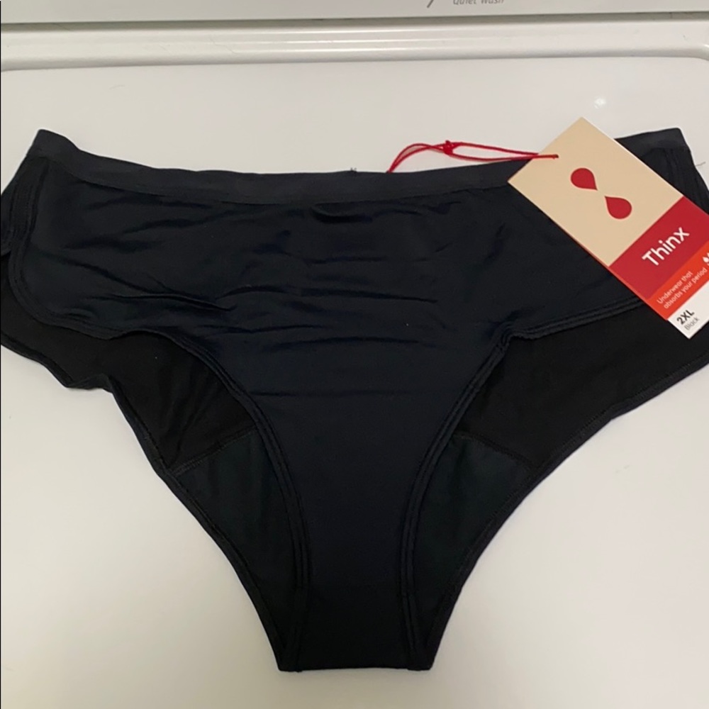 NWT Thinx 2XL Sport Black Underwear